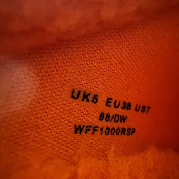 Hunter PLAY SHERPA INSULATED CLOG Black Nomad Orange New Women's Shoes Size 7 - Picture 10 of 10